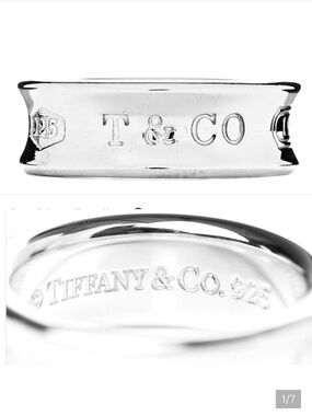 {Tiffany & Co.} Sterling Silver 1997 Band Ring
